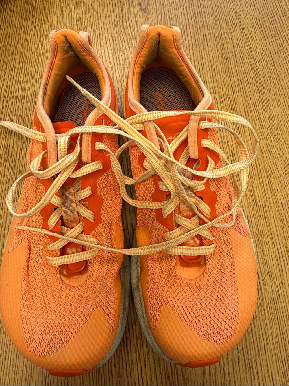 Altra Women's Orange Athletic Shoe Interior Label